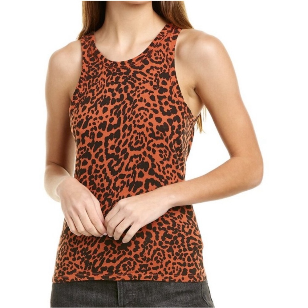 Nation LTD Birkin Cheetah Tank Top, Size S